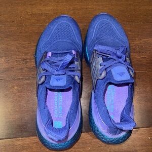guc Adidas ultraboost Vibrant teal and Purple running Shoes 6